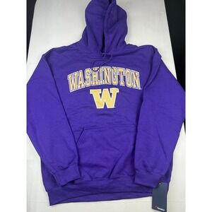 Fanatics Hoodie Large Purple Washington Huskies NCAA Pullover Sweatshirt NWT